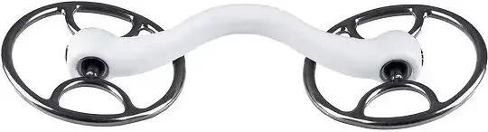 Trust Inno Sense Swivel Hard-20 Gebiss mit 2 Ringen für Pferde in Weiß – Bild 1 von 1