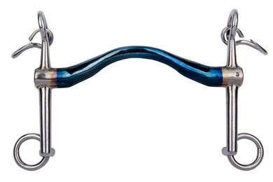 Produktbild von Trust Kandarengebiss TR Fixed Medium Port Sweet Iron mit kurzen Anzügen