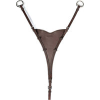 Produktbild von Trust Martingalgabel Milano für Warmblut aus Leder in Braun/Silber
