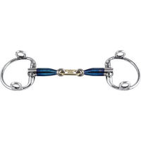 Produktbild von Trust Olivenkopftrense Sweet Iron Eggbutt Gag Dr Bristol in Blau aus Edelstahl