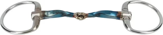 Trust Olivenkopftrense Sweet Iron Eggbutt Slow Twist mit Schloss Blau 16 – Bild 1 von 1