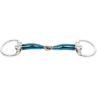 Produktbild von Trust Olivenkopftrense Sweet Iron mit Eggbutt und Bradoon Blau Metall 16