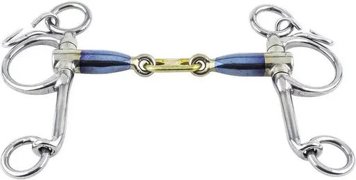 Trust Pelham Gebiss für Pferde Dr. Bristol Sweet Iron Blau – Bild 1 von 1