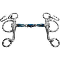 Produktbild von Trust Pelham Gebiss für Ponys aus Sweet Iron in Elliptical Form Silber/Blau