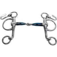 Produktbild von Trust Pelham Gebiss für Ponys aus Sweet Iron mit blauem Element