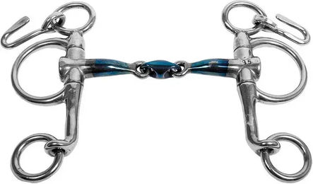 Trust Pelham Gebiss für Ponys Sweet Iron Elliptical in Silber – Bild 1 von 1