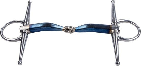 Trust Schenkeltrense Sweet Iron einfach gebrochen 16mm Blau – Bild 1 von 1