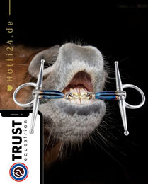 Produktbild von TRUST Schenkeltrense Sweet Iron French Link doppelt gebrochen 1,6 cm