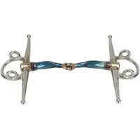Produktbild von Trust Schenkeltrense Sweet Iron Full Cheek Gag Slow Twist Jointed Blau 16
