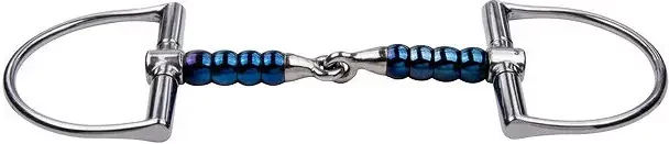 Trust Sweet Iron Dee Cherry Roller D-Ring Gebiss in Blau 16 – Bild 1 von 1