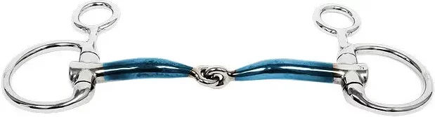 Trust Sweet Iron Gebiss mit 2 Ringen für Pferde in Blau – Bild 1 von 1
