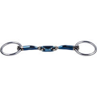 Produktbild von Trust Sweet Iron Gebiss mit Eisenarmem Ring und Elliptischem Bradoon 13,0 cm Blau