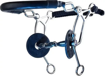 Trust Sweet Iron Hackamore Combi Turniergebiss für Pferde Long Elliptical 16 – Bild 1 von 1