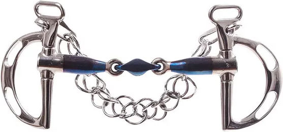 Trust Sweet Iron Kimblewick Gebiss mit 2 Ringen für Pferde – Bild 1 von 1