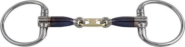 Trust Sweet Iron Olivenkopftrense mit Eggbutt in Blau und Silber – Bild 1 von 1