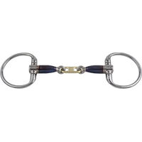 Produktbild von Trust Sweet Iron Olivenkopftrense mit Eggbutt in Blau und Silber