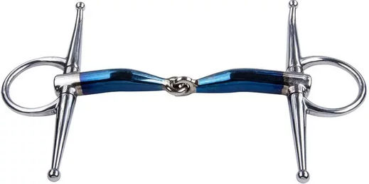 Trust Sweet Iron Schenkeltrense Full Cheek Locked Blau Metall Größe 16 – Bild 1 von 1