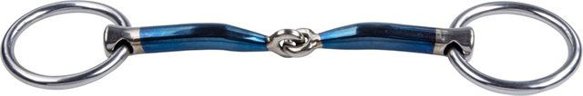 Trust Sweet Iron Wasserunterleggebiss einfach gebrochen Metall Blau 16mm – Bild 1 von 1