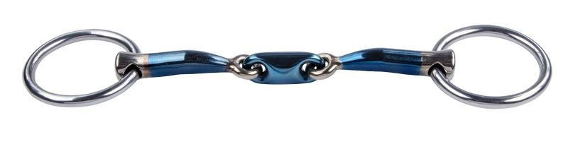 Produktbild von TRUST Unterleggebiss Loose Ring Bradoon Elliptical 12mm Sweet Iron doppelt gebrochen