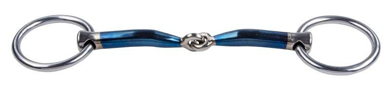 Produktbild von TRUST Unterleggebiss TR Loose Ring Bradoon jointed Sweet Iron einfach gebrochen aus Metall