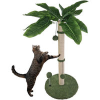 Produktbild von TRUTZHOLM Kratzbaum Palme für Katzen 85 cm Höhe mit Sisal und Frottee Design
