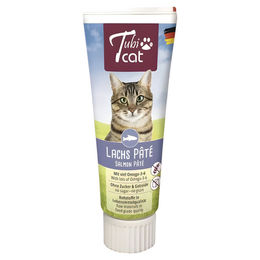 Produktbild von TubiCat Delikatess-Lachscreme für Katzen zur Unterstützung von Haut und Fell 75 g