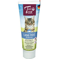 Produktbild von TubiCat Lachscreme Paste für Katzen zur Unterstützung von Haut und Fell 75 g - 12 x 75 g