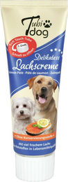 Tubidog Delikatess Lachscreme Paste für Hunde glutenfrei und sensitive 75 g – Bild 1 von 7
