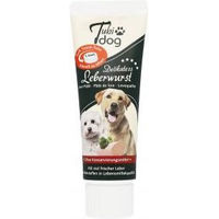 Produktbild von Tubidog Delikatess Leberwurst Hundesnack mit Schwein ohne Zucker glutenfrei 75 g