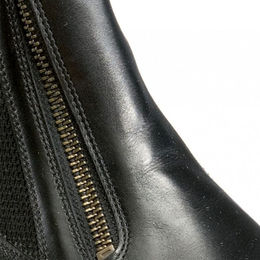 Tucci EZ Short Boot Reitstiefel Stiefelette aus Leder in Schwarz – Bild 1 von 2