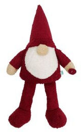 Produktbild von Tufflove Weihnachtsmann Plüschspielzeug aus Stoff Größe M 35cm Rot