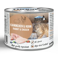 Produktbild von Tundra Cat Katzenfutter Nassfutter Wildkaninchen und Huhn Stückchen in Soße Getreidefrei Adult 6 x 200 g - 6 x 200 g