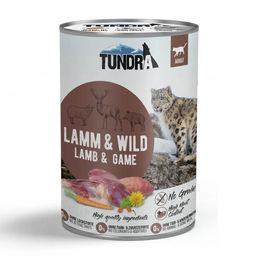 Tundra Cat Nassfutter Lamm & Wild für erwachsene Katzen mit hohem Fleischanteil 6 x 400 g - 6 x 400 g – Bild 1 von 4