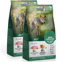 Produktbild von Tundra Hundefutter Hirsch Lachs und Ente Getreidefrei Sensitive Sparpaket 2 x 11,34 kg