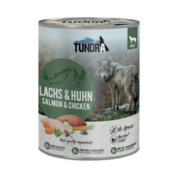 Produktbild von Tundra Hundefutter Lachs und Huhn 6x800g