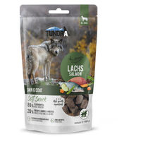 Produktbild von Tundra Hundesnack Skin & Coat Lachs für erwachsene Hunde mit hohem Fleischanteil 3x100g