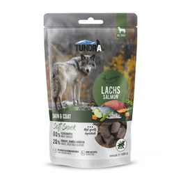Tundra Hundesnack Skin & Coat Lachs Getreidefrei mit hohem Fleischanteil 100 g - 9 x 100 g – Bild 1 von 4