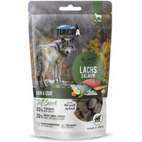 Produktbild von Tundra Hundesnack Skin und Coat Lachs mit hohem Fleischanteil für erwachsene Hunde 9x100g