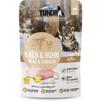 Produktbild von Tundra Katzen Nassfutter Kitten Kalb & Huhn mit hohem Fleischanteil 16x85g - 16 x 85 g