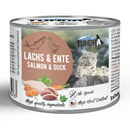 Tundra Katzen Nassfutter Lachs & Ente Adult 6 x 200 g - 6 x 200 g – Bild 1 von 4