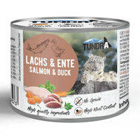 Produktbild von Tundra Katzen Nassfutter Lachs & Ente Adult 6 x 200 g - 6 x 200 g