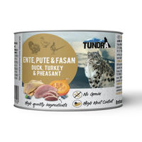 Produktbild von Tundra Katzenfutter Adult Ente Pute Fasan mit hohem Fleischanteil 6x200g