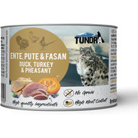 Produktbild von Tundra Katzenfutter Adult Ente Pute Fasan mit hohem Fleischanteil 6x200g - 6 x 200 g