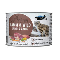 Produktbild von Tundra Katzenfutter Adult Lamm & Wild mit hohem Fleischanteil 6x200g