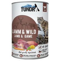 Produktbild von Tundra Katzenfutter Adult Lamm & Wild mit hohem Fleischanteil 6x400g