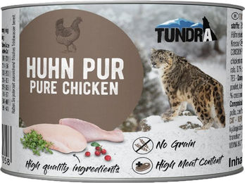 Produktbild von Tundra Katzenfutter Huhn pur Monoprotein mit hohem Fleischanteil Adult 6x200g - 6 x 200 g
