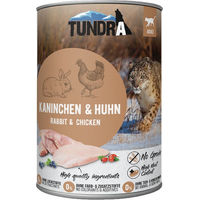 Produktbild von Tundra Katzenfutter Kaninchen & Huhn Adult mit hohem Fleischanteil 6x400g - 6 x 400 g