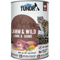 Produktbild von Tundra Katzenfutter Lamm & Wild für erwachsene Katzen mit hohem Fleischanteil 6x400g - 6 x 400 g