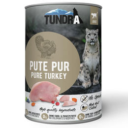 Produktbild von Tundra Katzenfutter Pute Monoprotein mit hohem Fleischanteil Adult 6x400g