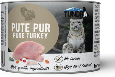 Produktbild von Tundra Katzenfutter Pute pur Monoprotein mit hohem Fleischanteil für adulte Katzen 6x200g - 6 x 200 g